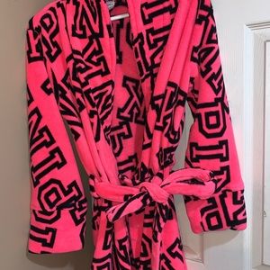 PINK bathrobe